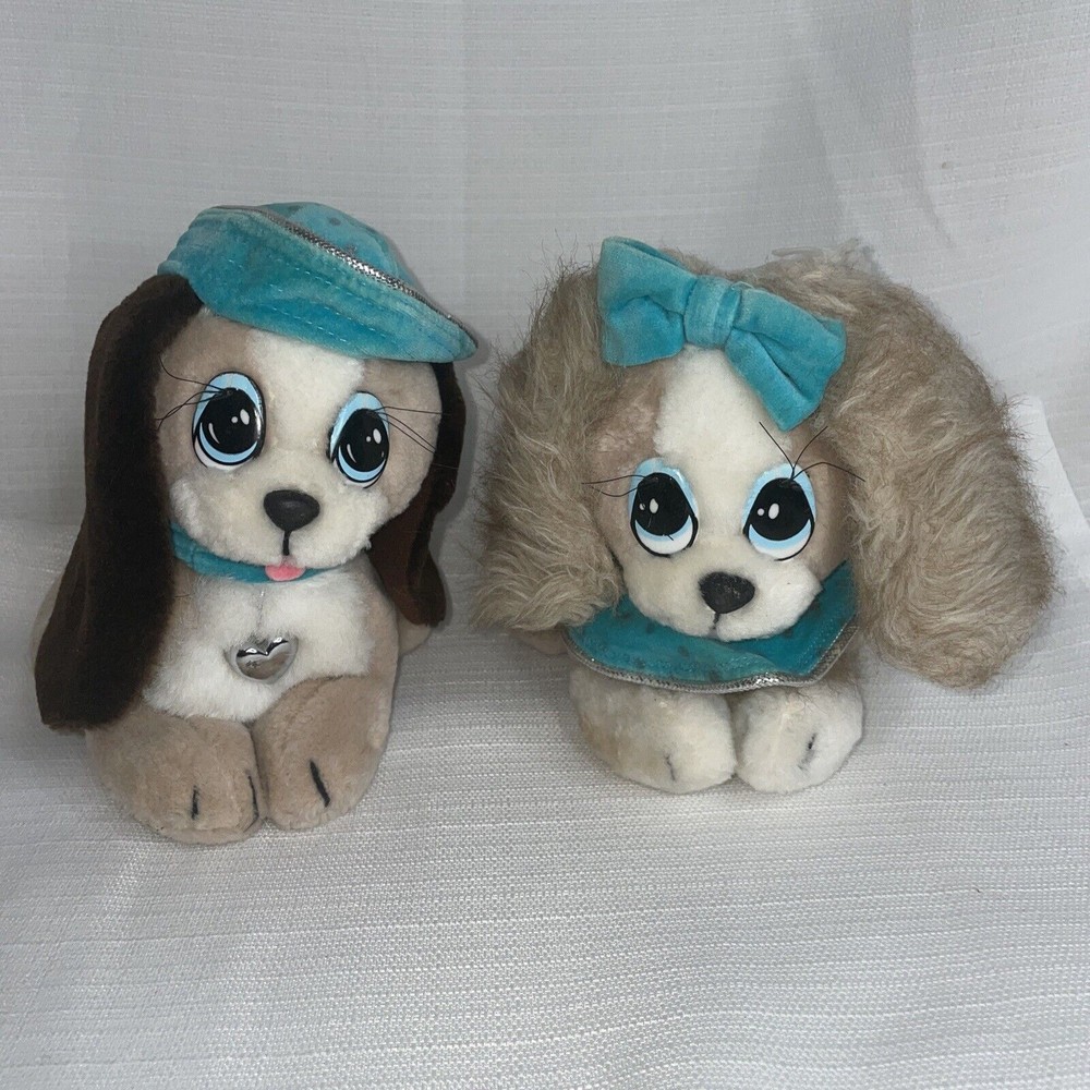 VTG Hamlet & Hope SPECIAL EFFECTS LIL HEARTHROBS PUPPY Face DOG PLUSH Big Eyes